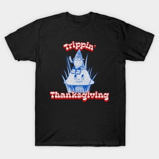 Trippin' Thanksgiving Gnome Hippie Thanksgiving T-Shirt